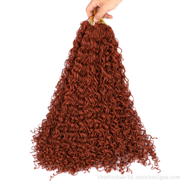Zizi Crochet Box Braids Twist Synthetic Braiding Hair Extensions Expression Curly Micro Zizi Crochet Hair Braids Extensions